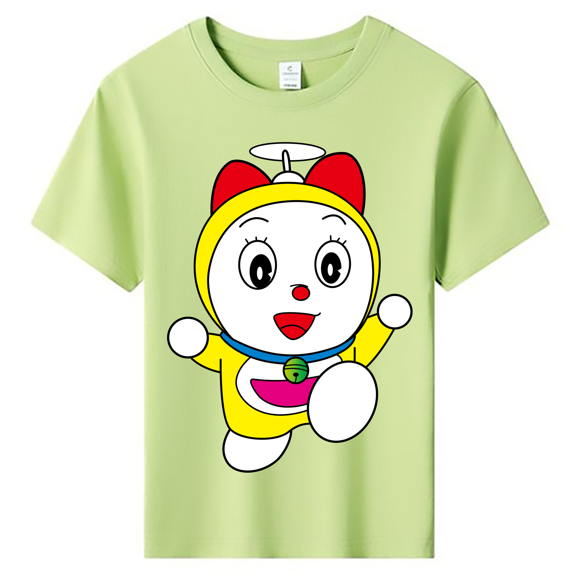 （画像用） ドラえもん ドラミ Doraemon Dorami 綿100％キッズTシャツ（フロントプリント）